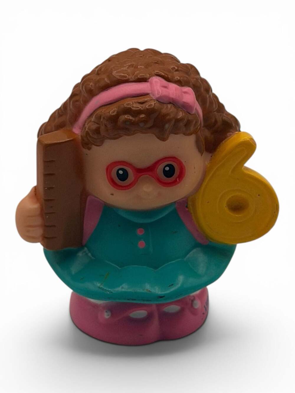 Fisher Price Little People Retired Figures 2005 Maggie School Ruler #6